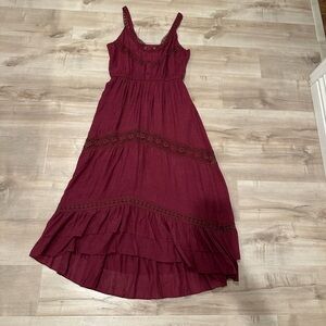 Burgundy Dress
